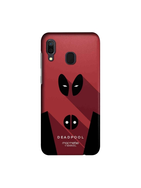 

macmerise Red & Black Marvel Comics Minimalistic Deadpool Sublime Samsung Galaxy A30 Back Case