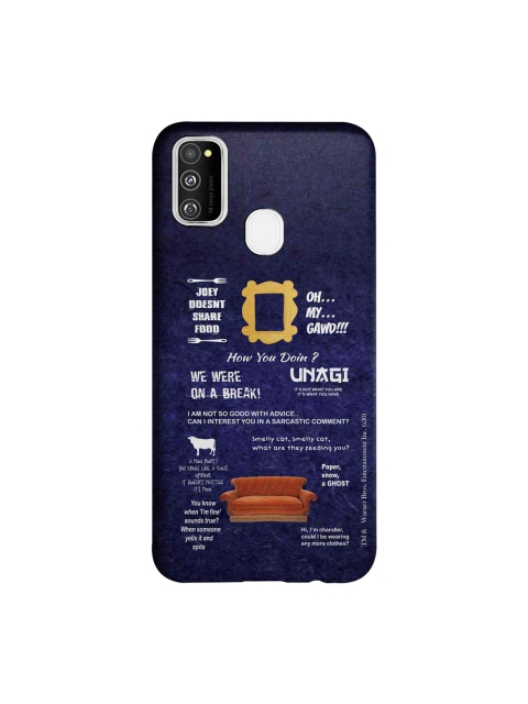 

macmerise Blue & White Friends Essentials Sublime Samsung Galaxy M30S Back Case