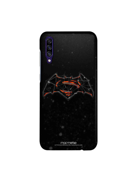 

macmerise Black & Orange DC Comics Bat Super Trace Sublime Back Case Samsung Galaxy A30S Back Case