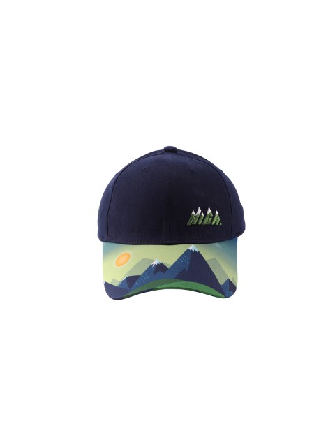

Cap Shap Unisex Navy Blue & Yellow Printed Baseball Cap