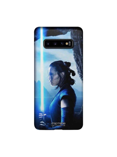 

macmerise Blue & White Star Wars Light Saber Samsung Galaxy S10 Plus Back Case