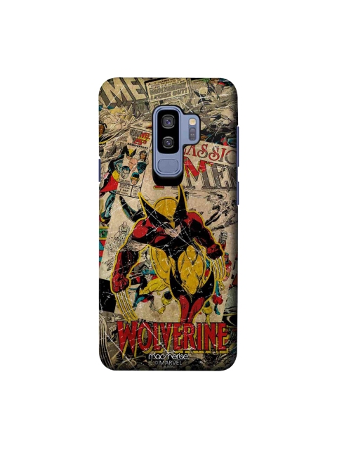 

macmerise Beige & Red Marvel Comics Wolverine Sublime Samsung Galaxy S9 Plus Back Case