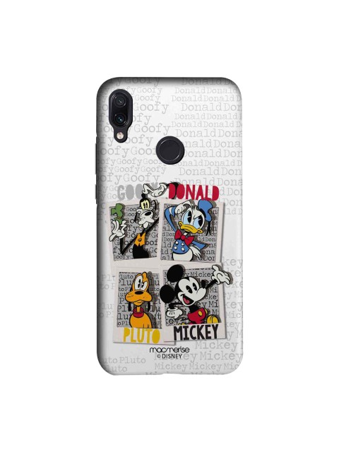 

macmerise White & Black Disney Dudes Xiaomi Redmi Note 7 Back Case