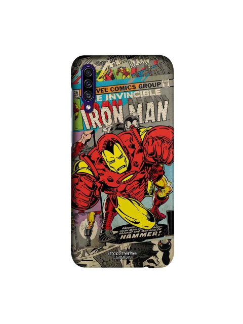 

macmerise Grey & Red Marvel Comics Ironman Sublime Samsung Galaxy A30S Back Case