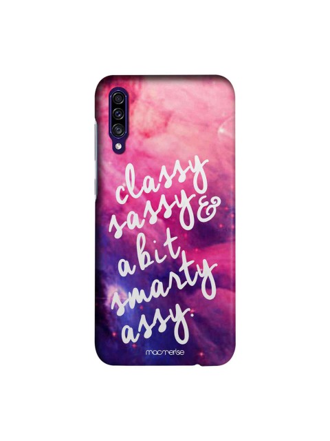 

macmerise Pink & Blue Smarty Assy Samsung Galaxy A30S Back Case