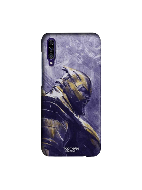 

macmerise Purple & Gold-Toned Marvel Comics Thanos Suited Up Sublime Samsung Galaxy A30S Back Case
