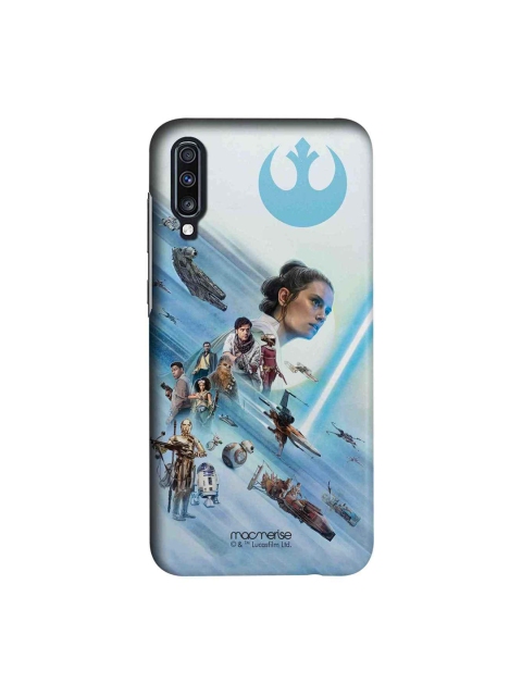 

macmerise White & Blue Resistance Reborn Samsung Galaxy A70 Back Case