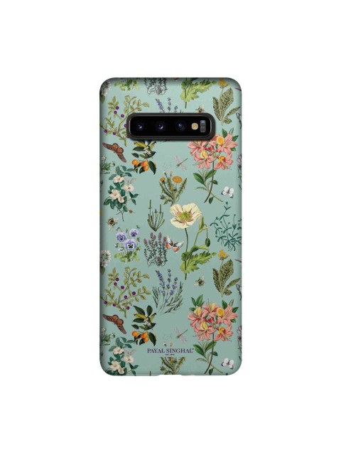 

macmerise Blue & Green Payal Singhal Titli Aqua Sublime Samsung Galaxy S10 Plus Back Case