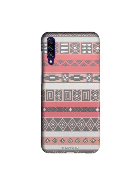

macmerise Grey & Peach-Coloured Aztec Sublime Samsung Galaxy A30S Back Case