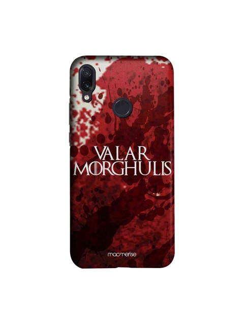 

macmerise Red & Beige Valar Morghulis Sublime Xiaomi Redmi Note 7 Back Cover