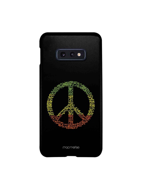 

macmerise Black & Green Symbol Of Peace Samsung Galaxy S10E Back Case