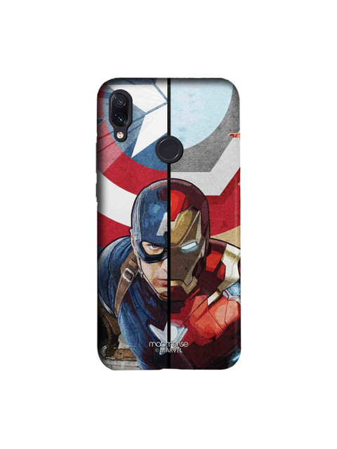 

macmerise Blue & Red Marvel Comics Man Vs Machine Sublime Xiaomi Redmi Note 7 Back Case