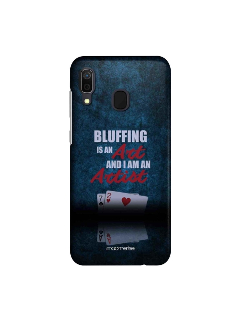 

macmerise Blue & White Art of Bluffing Sublime Samsung Galaxy A30 Back Case