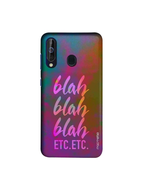 

macmerise Blue & Pink Blah Blah Illustration Sublime Samsung Galaxy A60 Case