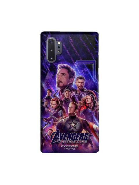 

macmerise Blue & Purple Marvel Comics Avengers Endgame Poster Sublime Samsung Galaxy Note 10 Plus Back Case