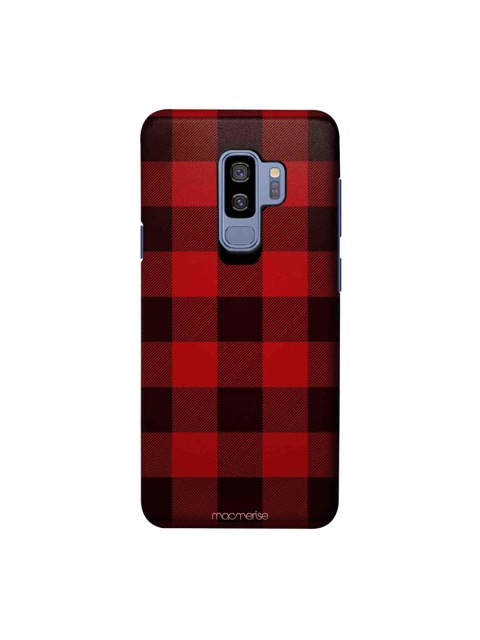 

macmerise Red & Black Checkmate Sublime Samsung Galaxy S9 Plus Back Case