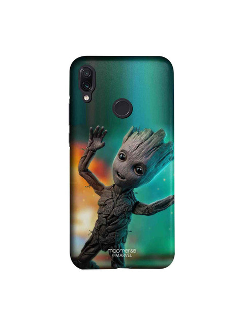 

macmerise Green & Grey Marvel Comics Baby Groot Dance Sublime Xiaomi Redmi Note 7 Back Case