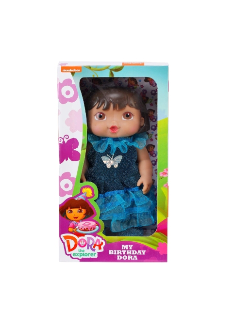 

Webby Unisex Kids Blue & Brown Dora The Cute Chef Career Doll
