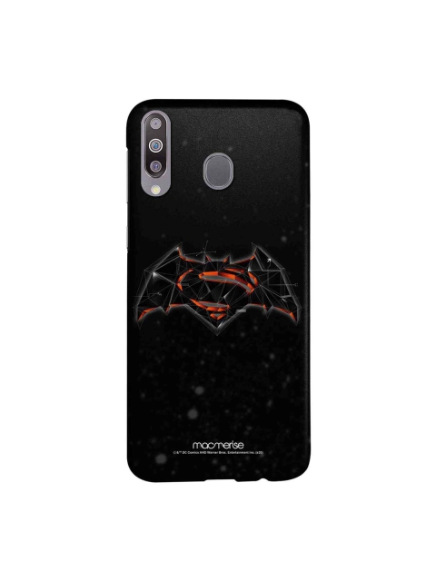 

macmerise Black & Orange DC Comics Bat Super Trace Sublime Back Case Samsung Galaxy M30 Back Case
