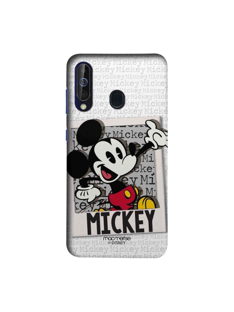 

macmerise White & Grey Disney Hello Mr Mickey Sublime Samsung Galaxy A60 Back Cover