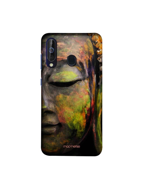 macmerise Grey & Green Buddha Art Sublime Samsung Galaxy A60 Back Cover