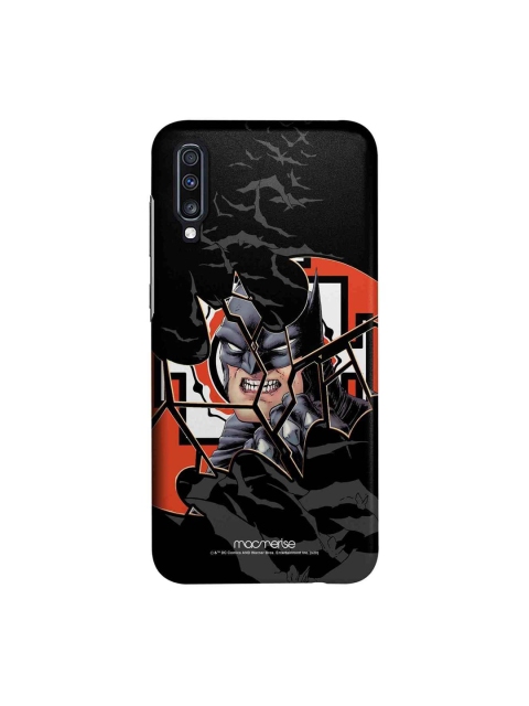 

macmerise Black & Orange DC Comics Angry Bat Sublime Samsung Galaxy A70 Back Case