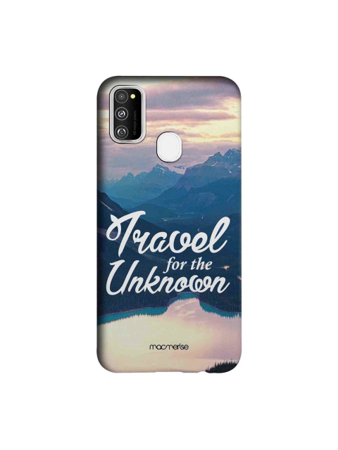 

macmerise Blue & White Travel For The Unknown Samsung Galaxy M30S Back Case