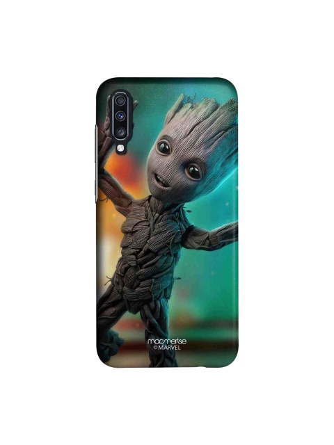 

macmerise Green & Grey Marvel Comics Baby Groot Dance Sublime Samsung Galaxy A70 Back Case