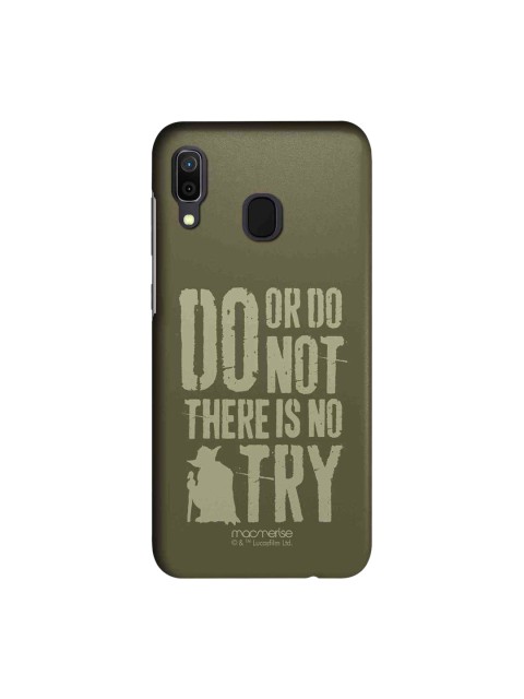 

macmerise Olive Green Star Wars Yoda Theory Sublime Back Case Samsung Galaxy A30 Back Case