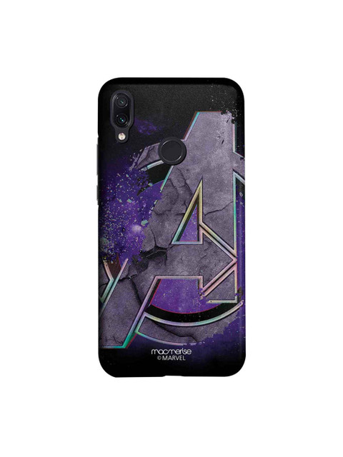 

macmerise Purple & Black Marvel Comics Endgame Logo Sublime Xiaomi Redmi Note 7 Back Case