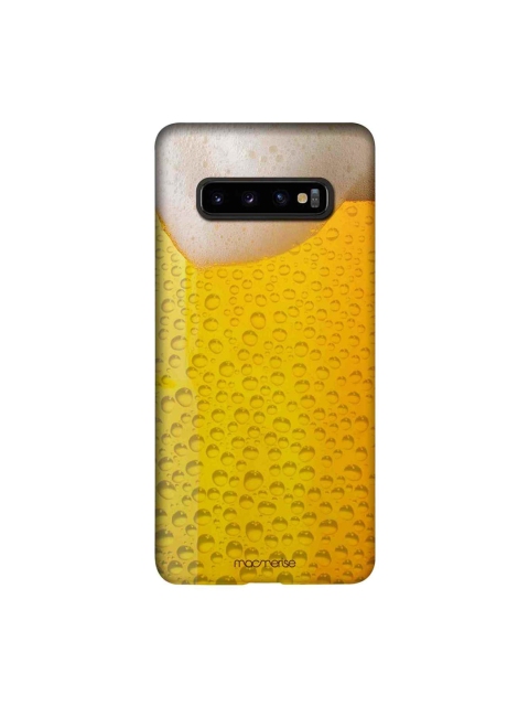 

macmerise Yellow & Beige Chug It Samsung Galaxy S10 Plus Back Case