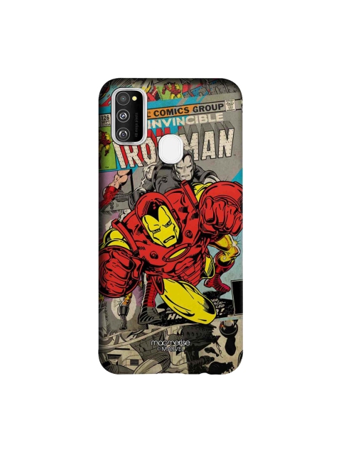 

macmerise Grey & Red Marvel Comics Ironman Sublime Samsung Galaxy M30S Back Case