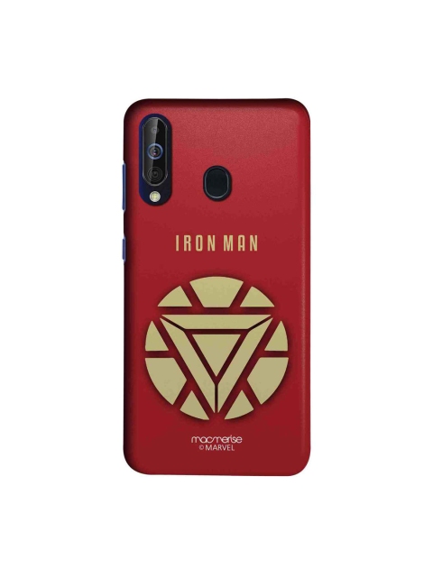 

macmerise Red & Brown Marvel Comics Minimalistic Ironman Sublime Samsung Galaxy M40 Back Case