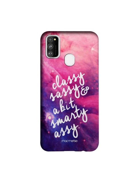 

macmerise Pink & Blue Smarty Assy Samsung Galaxy M30S Back Case