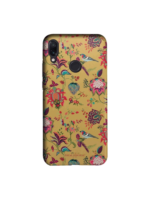 

macmerise Mustard Yellow & Pink Payal Singhal Chidiya Sublime Xiaomi Poco F1 Back Case