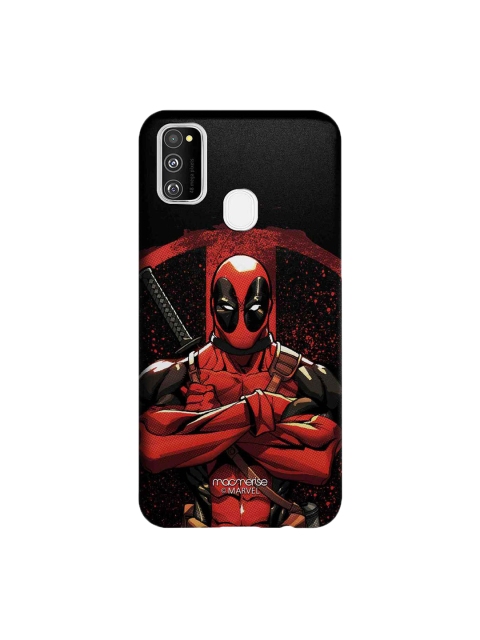 

macmerise Black & Red Marvel Comics Deadpool Stance Samsung Galaxy M30S Back Case