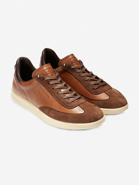 

Cole Haan Men Tan Brown Grandpro Turf Solid Sneakers