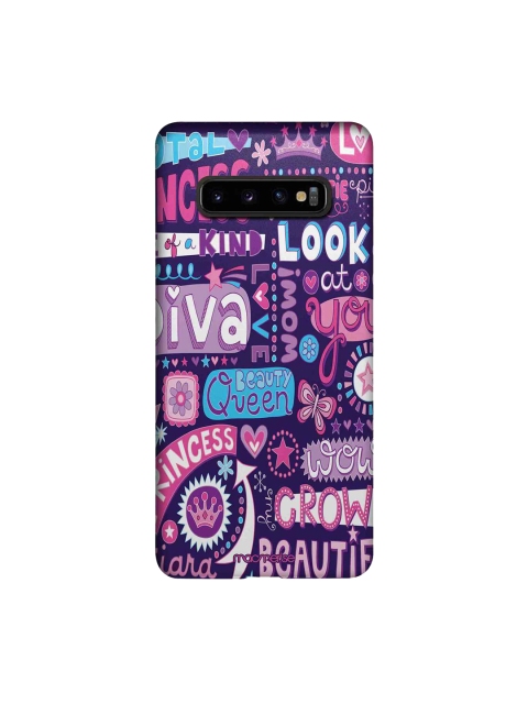 

macmerise Purple & Pink Diva Diaries Sublime Samsung Galaxy S10 Plus Back Case