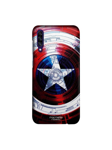 

macmerise Red & Blue Marvel Comics Captains Shield Decoded Sublime Samsung Galaxy A30S Back Case