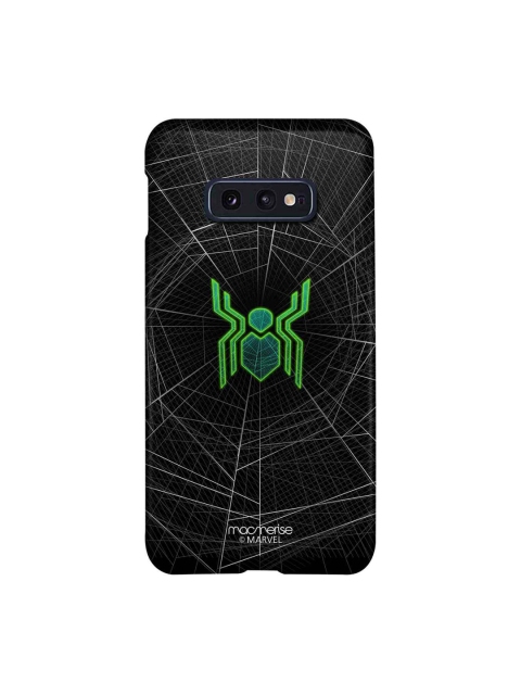 

macmerise Black & Green Marvel Comics Spiderman Logo Web Sublime Samsung Galaxy S10E Back Case