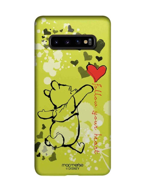 

macmerise Lime Green & Black Disney Follow Your Heart Sublime Samsung Galaxy S10 Plus Back Case
