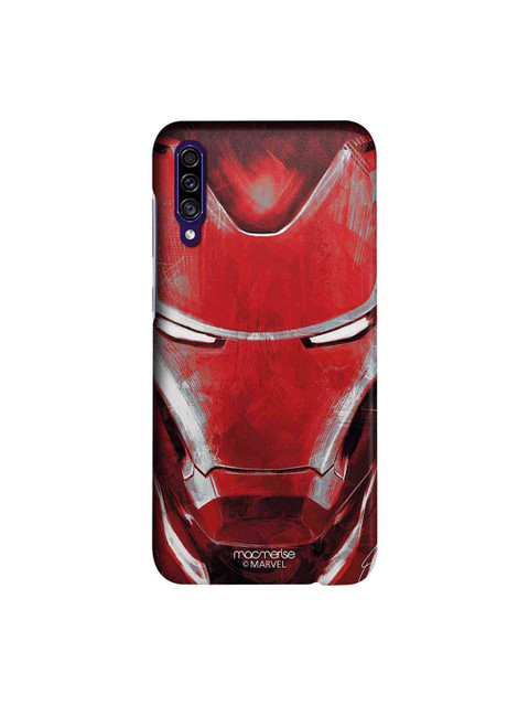 

macmerise Red Marvel Comics Charcoal Art Iron Man Samsung Galaxy A30S Back Case