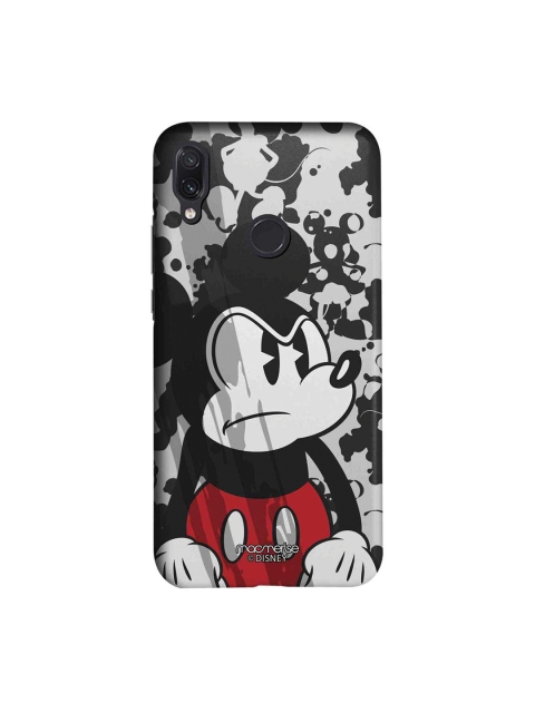 

macmerise Black & Grey Disney Grumpy Mickey Sublime Xiaomi Redmi Note 7 Back Case