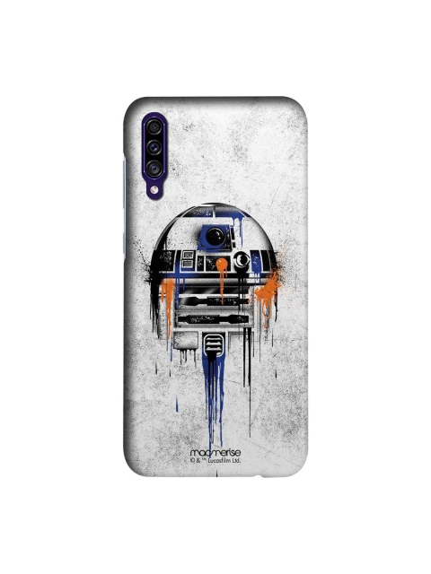 

macmerise Grey & Black Star Wars Astro Droid Sublime Samsung Galaxy A30S Back Case