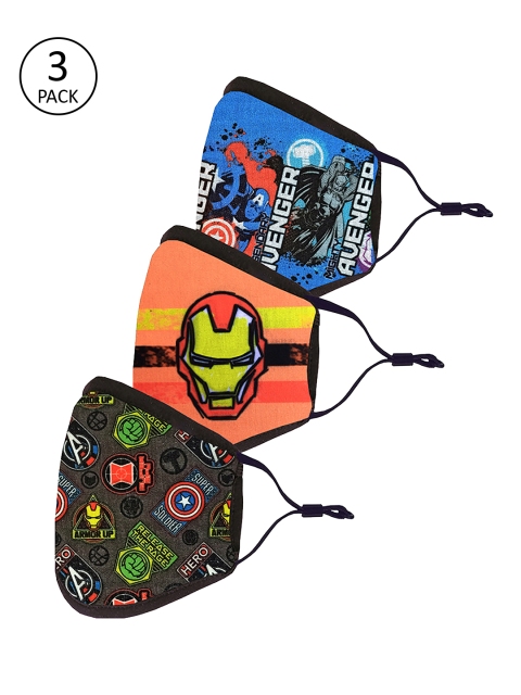

Marvel by Wear Your Mind Pack of 3 3-Ply Reusable Cloth Masks, Multi