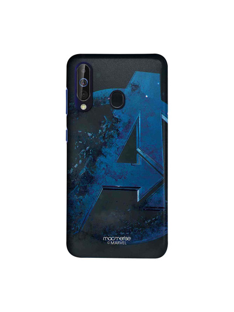 

macmerise Blue & Black Marvel Comics Endgame Logo Sublime Samsung Galaxy A60 Back Case