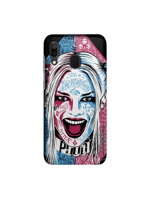 

macmerise Pink & White DC Comics Wicked Harley Quinn Sublime Samsung Galaxy A30 Back Case