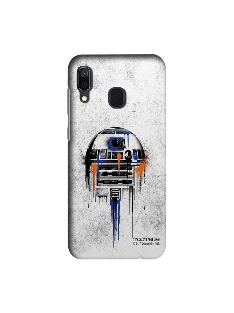 

macmerise Grey & Black Star Wars Astro Droid Sublime Samsung Galaxy A30 Back Case