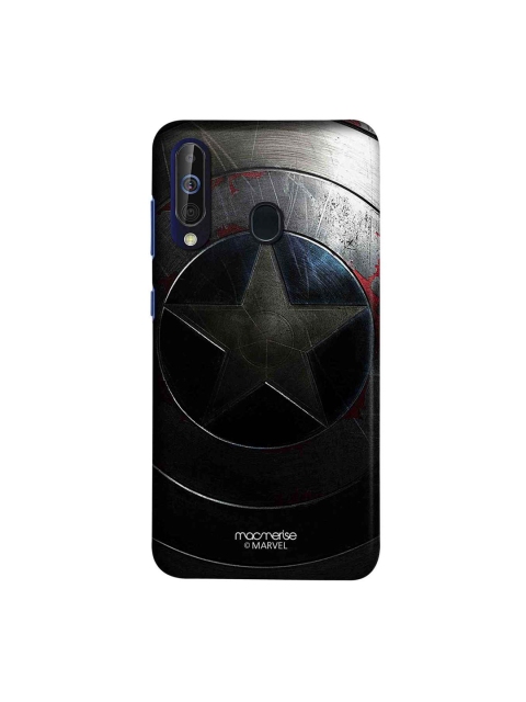 

macmerise Grey Marvel Comics Rusted Captains Shield Sublime Samsung Galaxy A60 Back Case