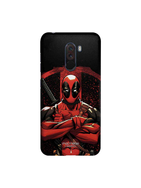 

macmerise Red & Black Marvel Comics Deadpool Stance Sublime Xiaomi Poco F1 Back Cover